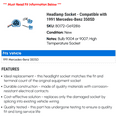 thumbnail image 2 of Headlamp Socket - Compatible with 1991 Mercedes-Benz 350SD, 2 of 2