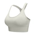 thumbnail image 2 of Women's Sports Bras Large Size Sports Underwear Beautiful Back No Steel Shockproof Bra Vest Type Fitness Bra Sports Bra Green M, 2 of 4