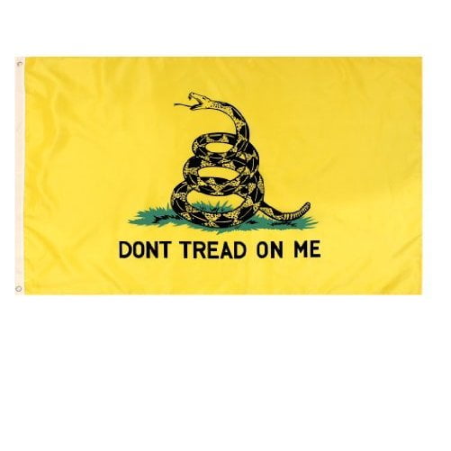 Don't Tread on Me Grommet Flag Gadsden Patriotic 3' x 5' Briarwood Lane 