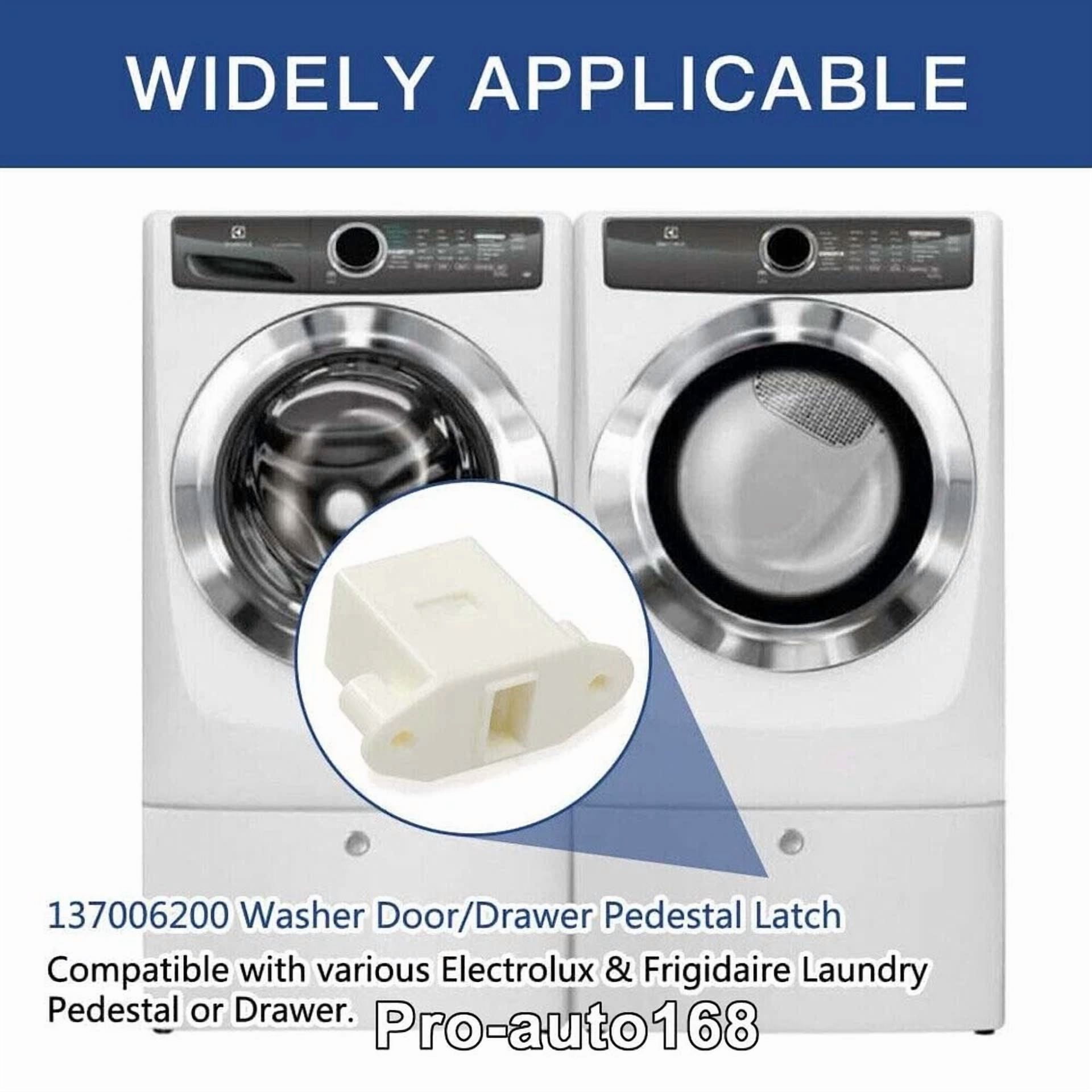 CRESTIN- 2 Pack Washer Door / Drawer Pedestal Latch For Electrolux Frigidaire Ap4368805