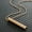 Rose Gold, variant on HOOUN 1Pc Meditation Necklace Breathing Necklace Yoga Necklace for Reduces Stress US-Black