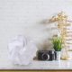 thumbnail image 3 of Soporte de pantalla Luces colgantes modernas Lámpara colgante de dormitorio Blanco nórdico, 3 of 9