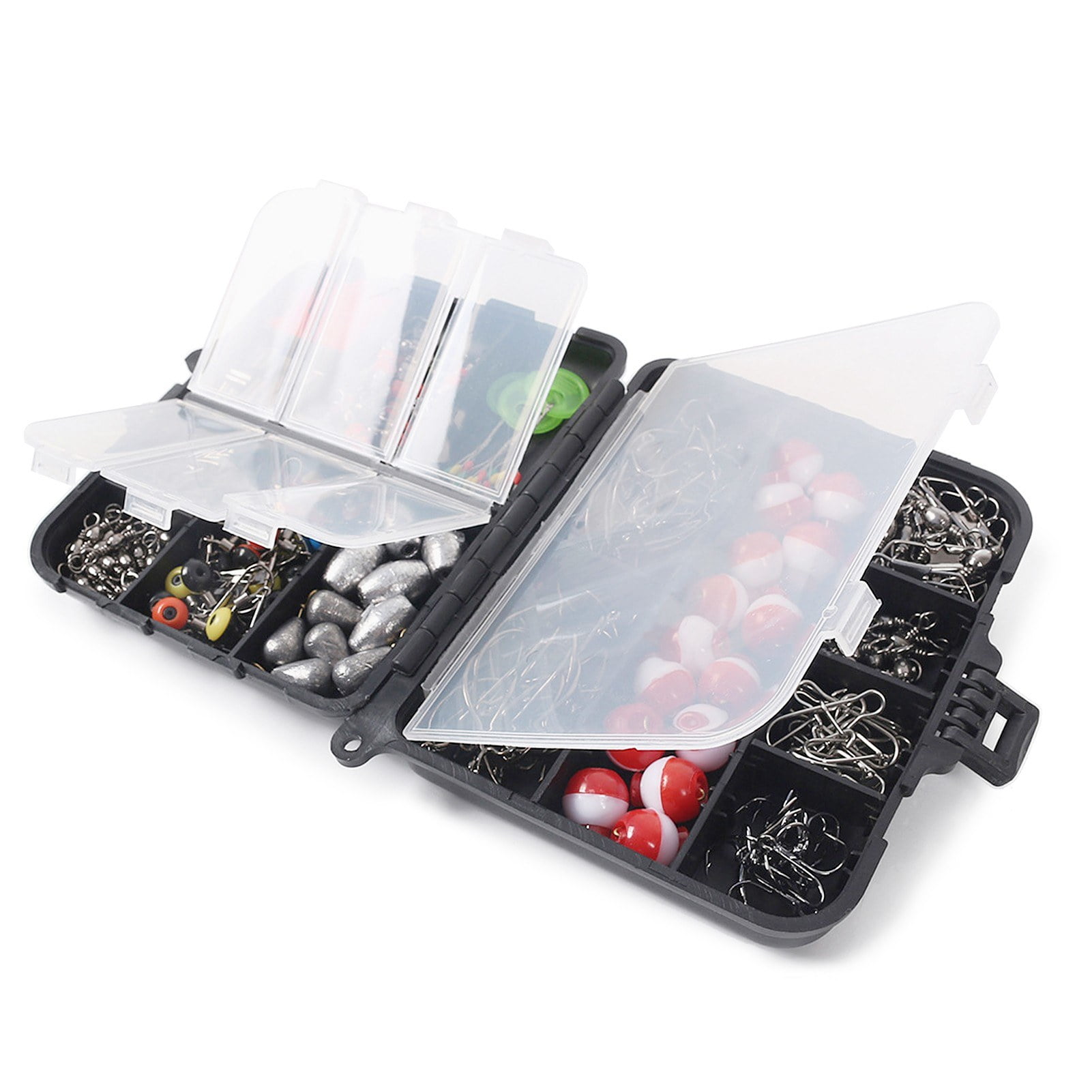 263-Piece Fishing Accessories Set with Tackle Box and Tools