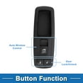 thumbnail image 3 of Interruptor de ventana eléctrica delantero izquierdo único para Dodge Grand Caravan Journey No.04602544AG, 3 of 7