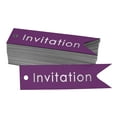 thumbnail image 1 of Inkdotpot Pack Of 100 Real Silver Foil Paper Tags Invitation Party Favor Hang Tags, 1 of 6