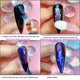 thumbnail image 4 of Polvo de uñas 6 colores Espejo Láser Polvo de uñas para juego de resina, Metal Iridiscente Mica Polvo de uñas Espejo Multi-Cromo Polvo Iridiscente Polvo de uñas Pintura de arte de uñas Jormftte CPB-DE-LYY273-10, 4 of 6