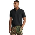 thumbnail image 2 of POLO RALPH LAUREN Men's Custom Slim Fit Polo Shirt ((Spring/Summer 2022) Black Heather, Medium), 2 of 5