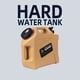 thumbnail image 3 of Soidarity Cubo de agua para acampar al aire libre de 12L, contenedor de conducción de automóviles con válvula de mango, barriles de Kits de desorden para acampar Caqui, 3 of 6
