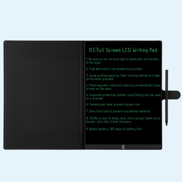 Writing Tablet K KYSTAR de 11.5 pulgadas con lápiz y funda de piel