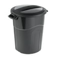 Hyper Tough 20 Gallon Heavy Duty Plastic Garbage Can, Included Lid