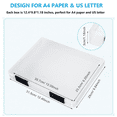 thumbnail image 3 of 4 Pack A4 File Box,Clear Plastic Document Storage Box,for 8.5inch X 11inch Letter Paper, for Magazine File, 3 of 4