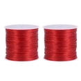 thumbnail image 1 of Unique Bargains Elastic Cord DIY Making Stretchy String Craft Wire, Burgundy, 2 Rolls, 1 of 6