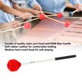 thumbnail image 4 of Mazo De Marimba, Cabezal De Hilo De Nailon De Dureza Media, Mazo De Tambor De Percusión, De Fibra POM, Diseño Portátil Para Práctica Diaria, 4 of 7