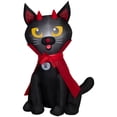 thumbnail image 1 of Inflable Way To Celebrate Gato Vestido de Diablo Halloween 107 cm, 1 of 4