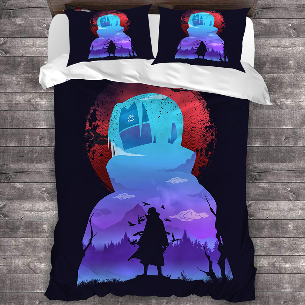 New Naruto Bedding Bed Set Twin Full Queen King Size Akatsuki Uzumaki
