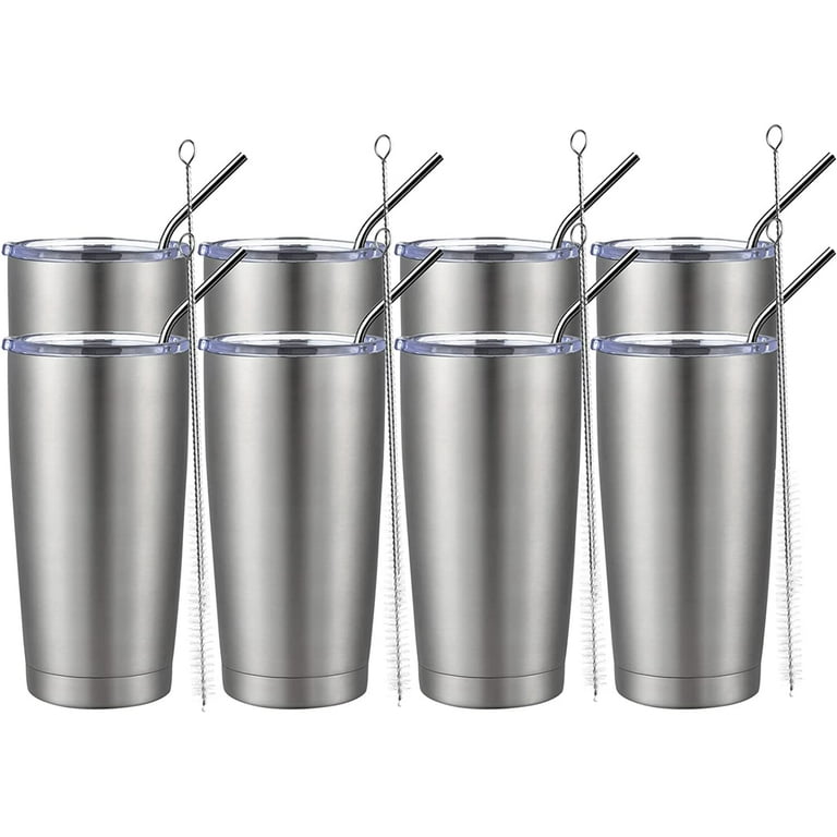20oz Tumbler Bulk with Lid and Straw Stainless Steel Vacuum