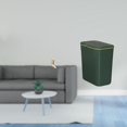 thumbnail image 2 of Organizador de pared plegable con ganchos y soporte para papelera que ahorra espacio para baño, armario, cocina, estilo rústico. Ideal para toallas, b, 2 of 8