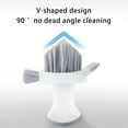 thumbnail image 5 of AZXY Scrub Brush with Handle,Scrub Brushes for Cleaning Floors,Cleaning Brushes for Bathroom,Crevice Cleaning Brush for Tile Grout & Bathroom Cleaning, 5 of 8