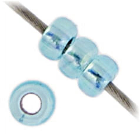 Miyuki Glass Seed Beads 11/0 (250g) DB1018 Silverlined Aqua AB Bead for DIY