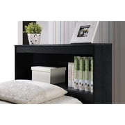 Hodedah Twin Size Captain Bed with 3 Drawers and Headboard in Cherry Wood