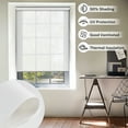 thumbnail image 4 of Keego Cordless Roller Shades Light Filtering Blinds for Windows Room Darkening Rolled Up Shades UV Protection Window Shades Door Blinds for Home and Office(White, 27"W x 36"H), 4 of 8