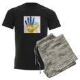 thumbnail image 6 of CafePress - Ukraine Pajamas - Men's Dark Loose Fit Cotton Pajama Set, 6 of 7