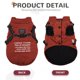 thumbnail image 4 of Abrigo para perros con tirantes Abrigo cálido impermeable acolchado de algodón para otoño e invierno rojo, 4 of 5
