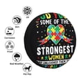 thumbnail image 4 of Susaid I Love With Autism Print Tire Covers,Waterproof Anti-UV Snow Sun Rain Tire Covers for RV,Truck, SUV, Trailer, Camper-14 inch, 4 of 6