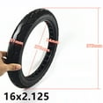 thumbnail image 1 of 16 Inch 16X2.125 Solid Tyre For Electric Bike Scooter 16*2.125 Tire, 1 of 9