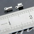 thumbnail image 4 of 100 JOYERÍA bricolaje chapado en plata Cable de crimpado termina conectores, 4 of 5