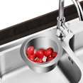 thumbnail image 6 of Matoen Stainless Steel Swan Sink Strainer Basket, Hanging Sink Strainer Colander Drain Basket, Kitchen Sink Drain Strainer Faucet Hanging Filter Basket,Kitchen Sink Food Waste Filter, 6 of 9