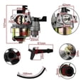 thumbnail image 2 of Carburador para motores Honda GX120-GX200 de 5,5-6,5 CV - Compatible con generadores y cortacéspedes, 2 of 4