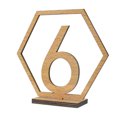 thumbnail image 3 of (10pcs Numbers: 11-20) Wooden Number Table Number Wedding Supplies, 3 of 11