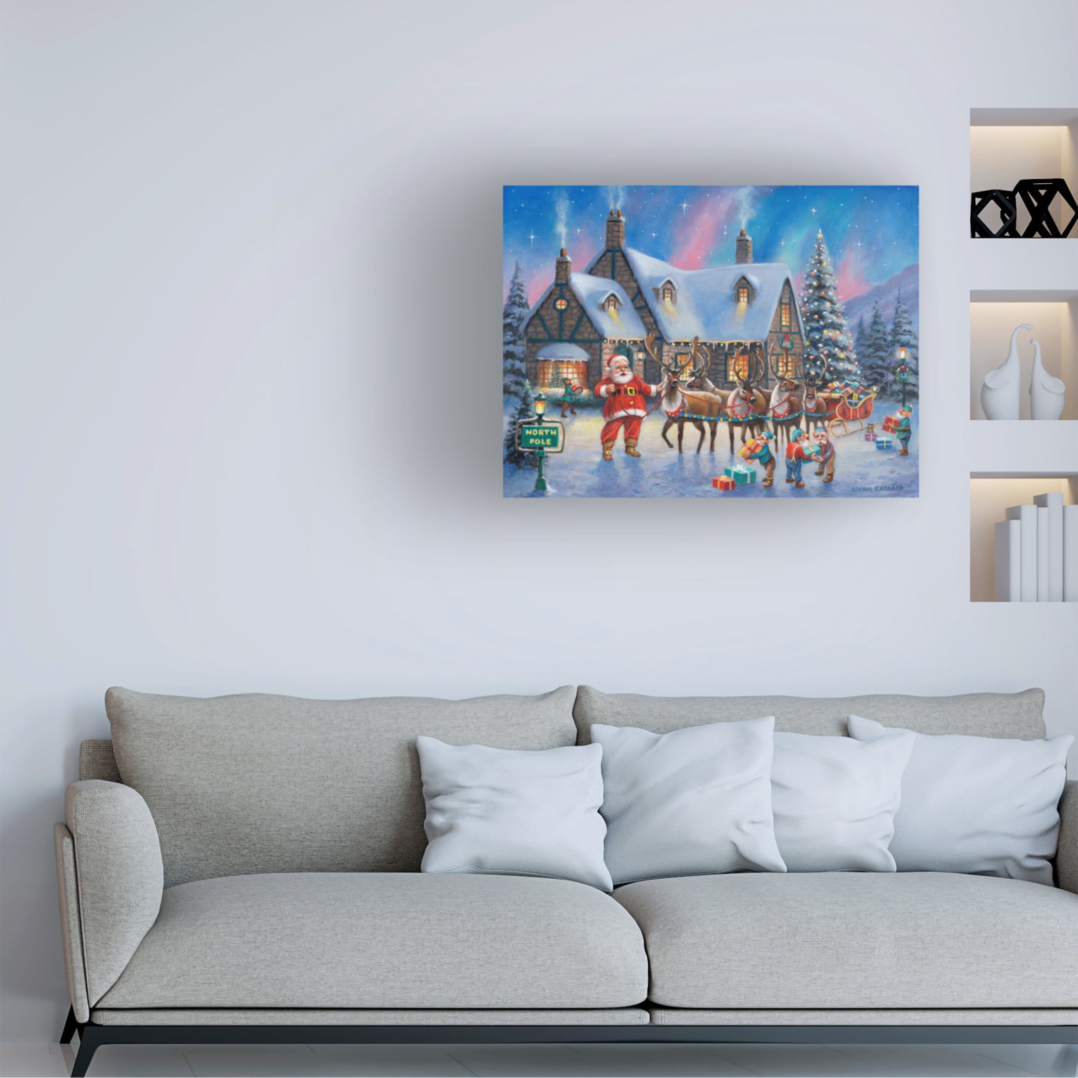 Canvas Wall Art - John Zaccheo 'Preparing to Fly' Wall Art for Living Room, Bedroom, or Office Décor by Trademark Fine Art - 19 x 14 Inches