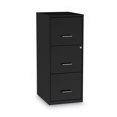 thumbnail image 1 of Alera 2806770 Letter Size 3 Drawers Soho Vertical File Cabinet, Black, 1 of 1
