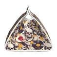 thumbnail image 3 of Lsque lips record rock Skull Printed Long Tissue Box Cover Holder, Facial Paper Organizer Dispenser,Triangle with Bottom Belt, PVC Leather Decorative Organizer, 3 of 9