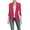 Hot Pink, variant on Womens Ruched 3/4 Sleeve Draped Blazers Plus Size Open Front Business Work Suit Office Blazer Jackets Casual Basic Cardigan Wine S
