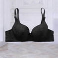 thumbnail image 3 of Hrsba Underwire Bra,Solid Color Lace Push Up Soft Breathable Fabric Gentle Support Regular Wear Intimates for Women, 3 of 6