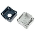 thumbnail image 3 of Push Button Switch Control Station Box 22mm 1 Button Hole Gray and White, 3 of 4