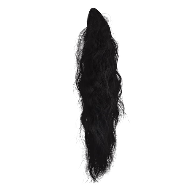 MERRYHAPY Ponytail Negro Para Vestir Diario Con Clip Práctico Y Resistente