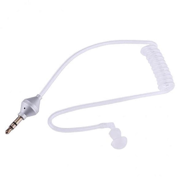 3x Auricular Móvil Estéreo Anti Radiación Auriculares Del Auricular Del Tubo de 3.5mm Micrófono 3 piezas