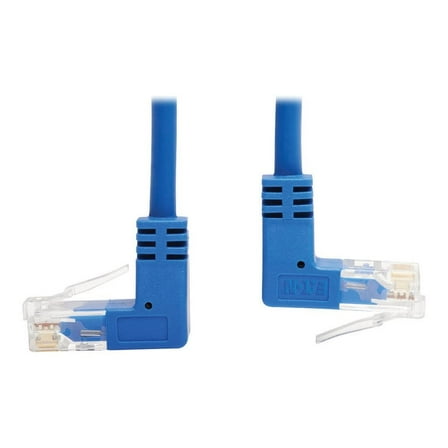 Tripplite N204-S07-BL-UD Cat6 Ethernet Cable Up/down Angled Utp Slim Molded M/m Blue 7ft