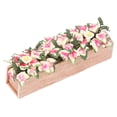 thumbnail image 4 of 1:12 Dollhouse Rectangle Flower Pot Vivid Colorful Decorative Miniature Dollhouse Rectanglar Planter Box, 4 of 8