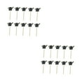 thumbnail image 4 of unbranded 20 pcs  Chalkboard Picks Wooden Blackboard Cake Topper Cheese Markers Signs Cupcake Toppers for Wedding Birthday Parties Table Dinner Decoration, 4 of 8