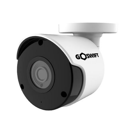 Goswift 4K Ultra HD Weatherproof Bullet Security IP Camera 8MP 3840x2160 100' Night Vision 3.6mm Wide Angle Lens POE