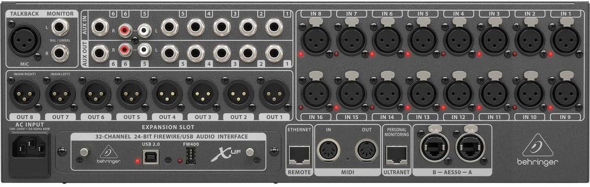 Behringer X32 Rack 40-Input and 25-Bus Digital Mixer
