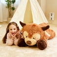 thumbnail image 5 of IKASA Giant Scottish Highland Cow Stuffed Animal Plush Toy,Large Big Jumbo Soft Toys,33" Huge Size Cute Fluffy Fat Plushie,Gifts for Kids, 5 of 6