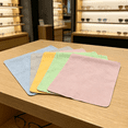 thumbnail image 7 of Microfiber Cleaning Cloth Set, 5 Pack Premium Suede Lens Wipe for Eyeglasses Sunglasses, Soft Camera Screen Cleaner for Delicate Surfaces, 5PC, Black, 7 of 7