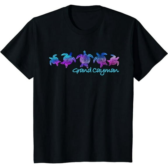 Grand Cayman Beach Design / Tribal Turtle Gift T-Shirt