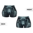 thumbnail image 6 of Yiaed Moody Ram Portrait Print Women's Athletic Shorts Running Shorts Sporty Short High Waisted Elastic Workout Shorts for Yoga Gym Running & Sports -XX-Large, 6 of 8